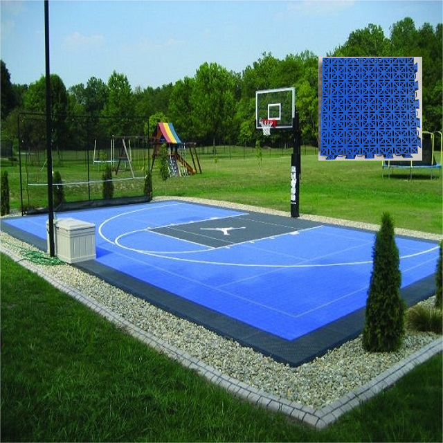 Basketball court surface material recommended Hebei TIANSU modular floor